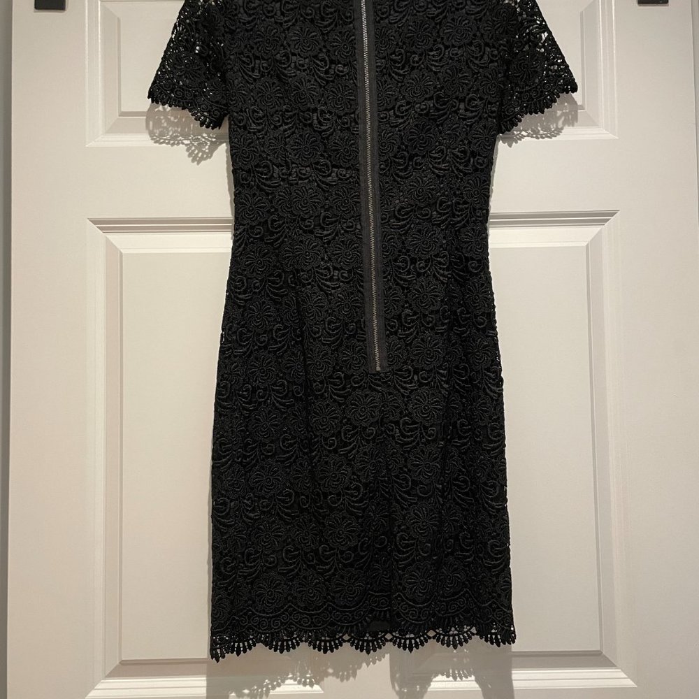Reiss Black Lace Dress - Picture 2 of 3